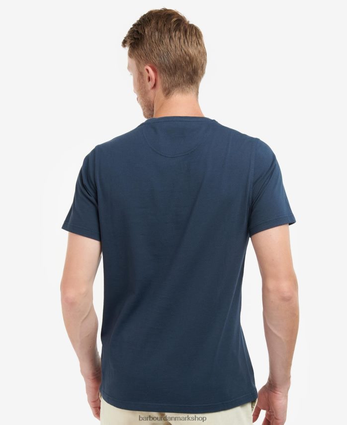 klassisk flåde coundon grafisk t-shirt BR2BR2856 Mænd Barbour tøj