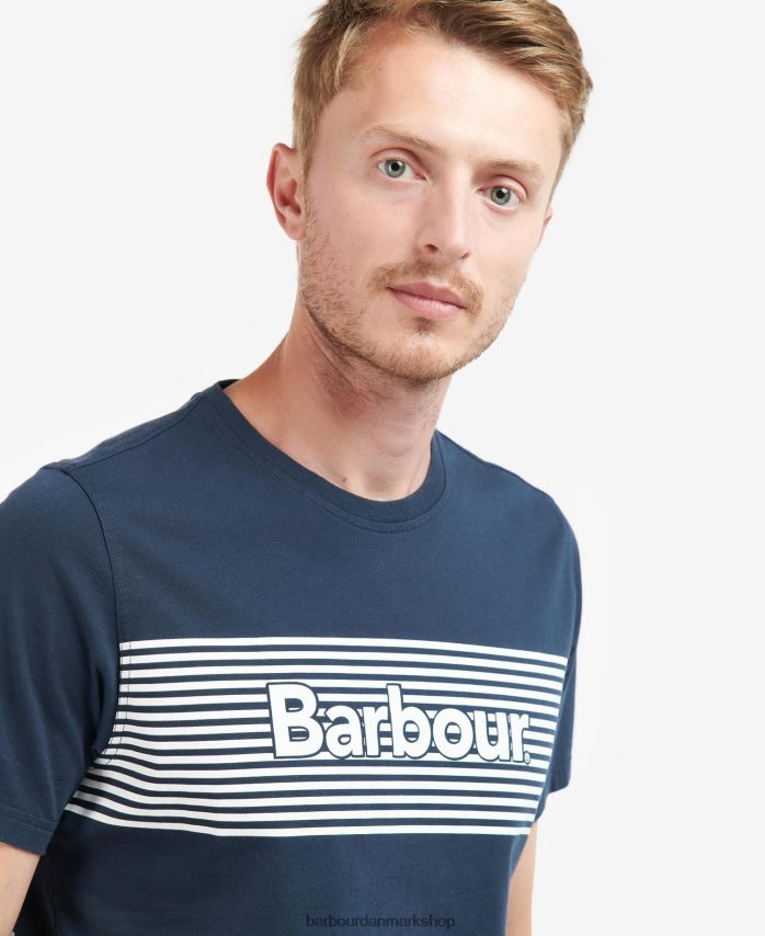 klassisk flåde coundon grafisk t-shirt BR2BR2856 Mænd Barbour tøj