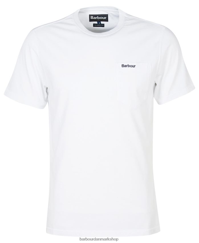 klassisk flåde langdon lomme t-shirt BR2BR2900 Mænd Barbour tøj