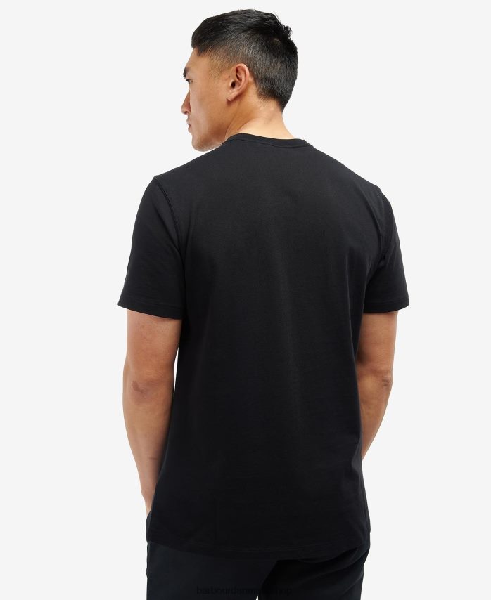 klassisk hvid darwen t-shirt BR2BR2801 Mænd Barbour tøj