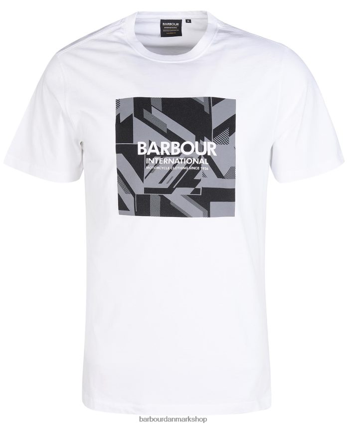 klassisk hvid darwen t-shirt BR2BR2902 Mænd Barbour tøj