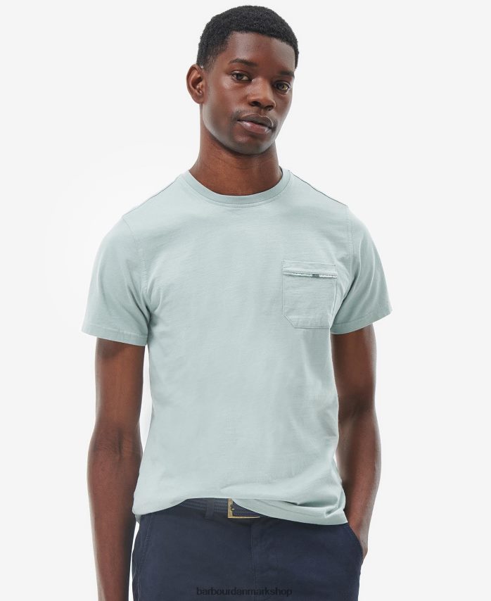 klassisk hvid woodchurch t-shirt BR2BR2791 Mænd Barbour tøj