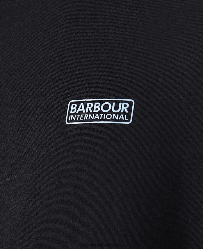 klassisk sort storm t-shirt BR2BR2851 Mænd Barbour tøj