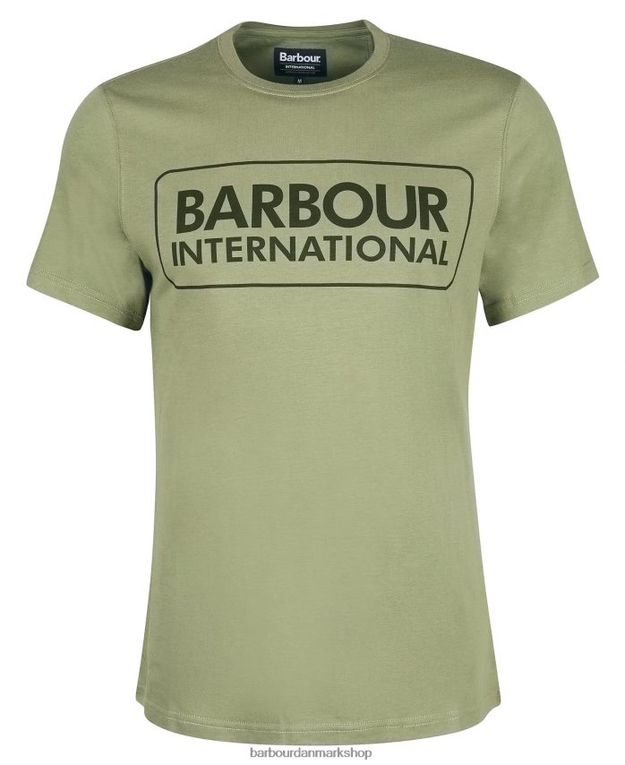 klassisk sort væsentlig t-shirt med stort logo BR2BR2802 Mænd Barbour tøj