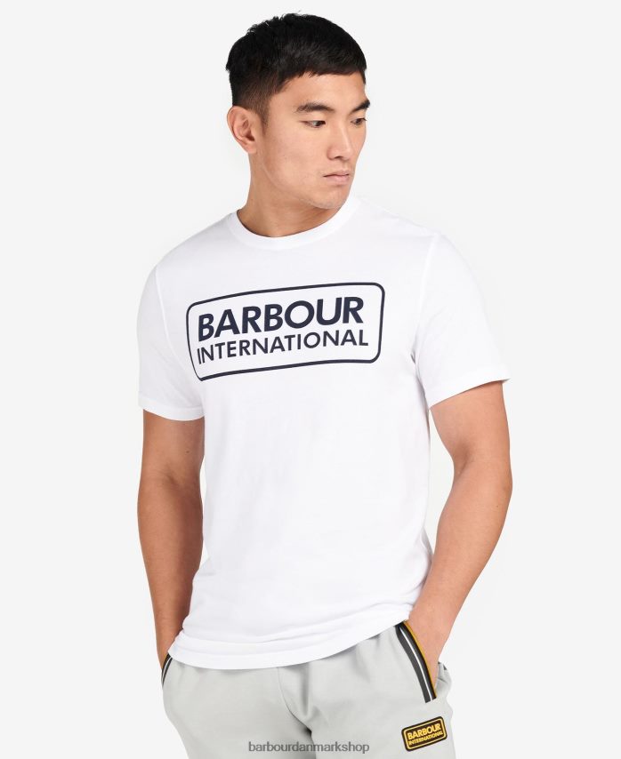 klassisk sort væsentlig t-shirt med stort logo BR2BR2872 Mænd Barbour tøj