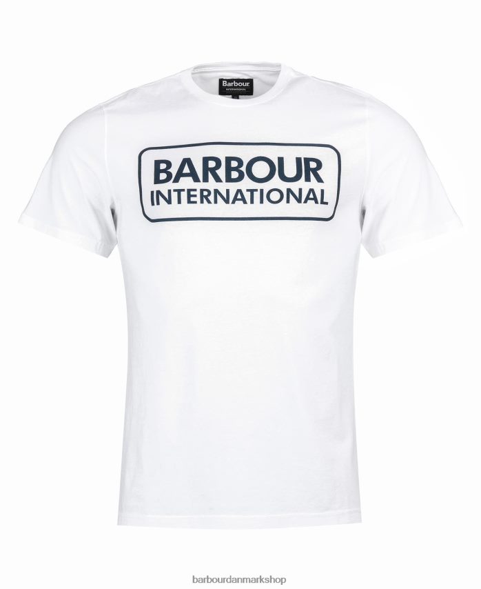 klassisk sort væsentlig t-shirt med stort logo BR2BR2872 Mænd Barbour tøj