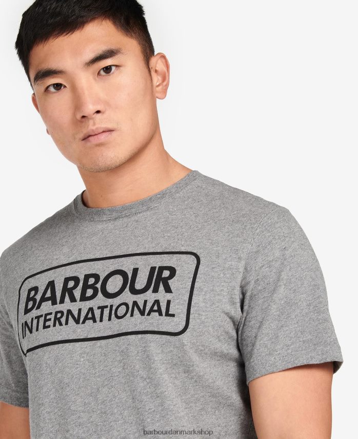klassisk sort væsentlig t-shirt med stort logo BR2BR2909 Mænd Barbour tøj