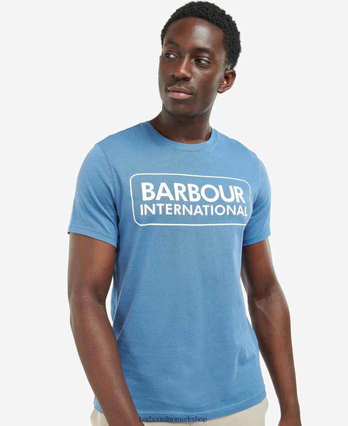 klassisk sort væsentlig t-shirt med stort logo BR2BR2910 Mænd Barbour tøj