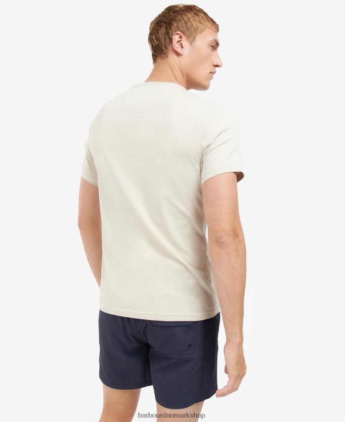 klassisk sort væsentlig t-shirt med stort logo BR2BR2930 Mænd Barbour tøj