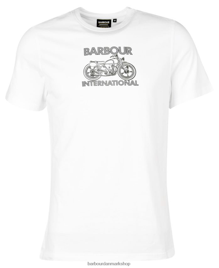 let mos linse t-shirt med grafisk tryk BR2BR2808 Mænd Barbour tøj