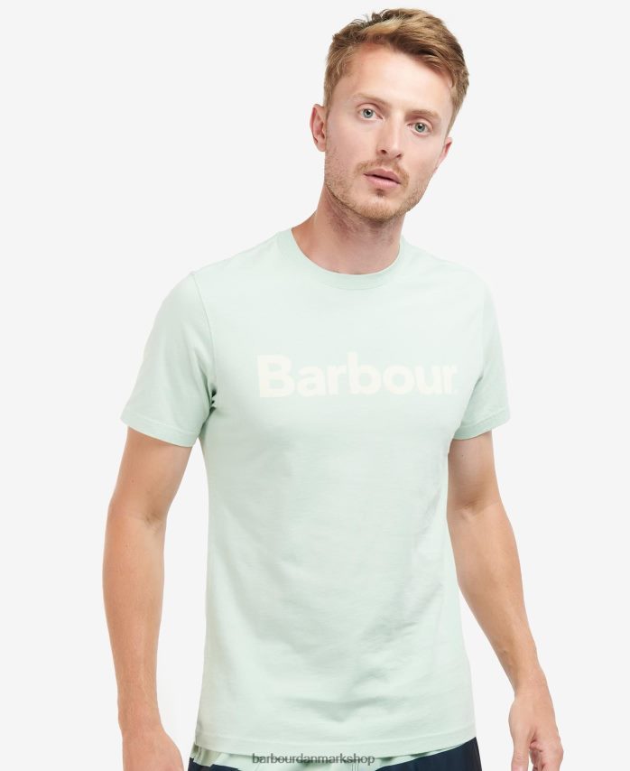 lyserødt salt logo t-shirt BR2BR2837 Mænd Barbour tøj