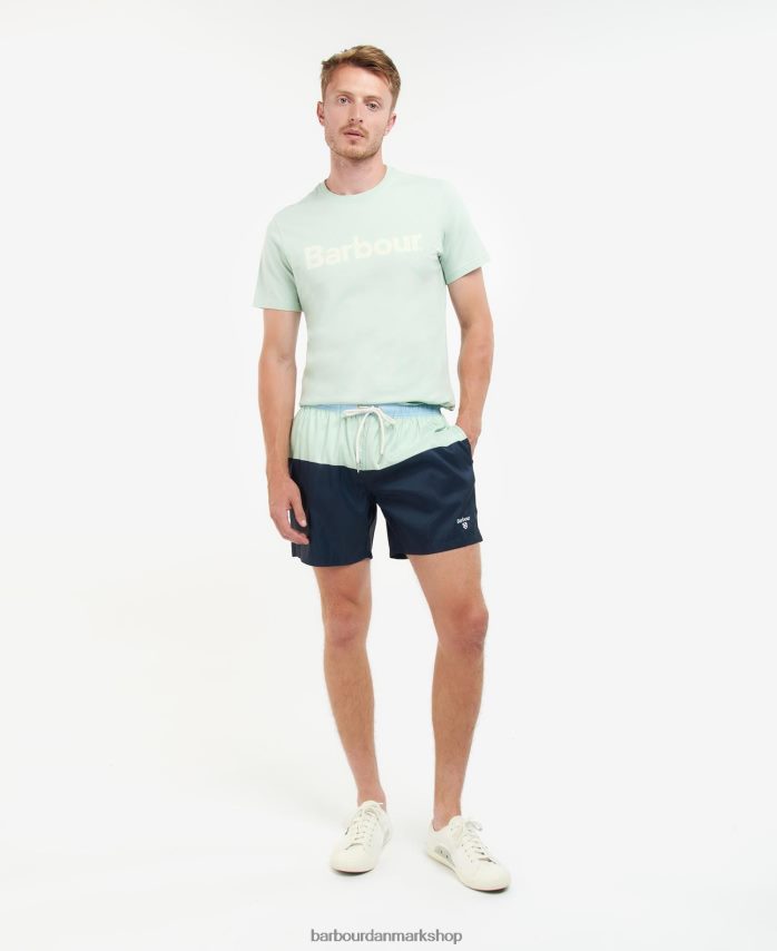 lyserødt salt logo t-shirt BR2BR2837 Mænd Barbour tøj