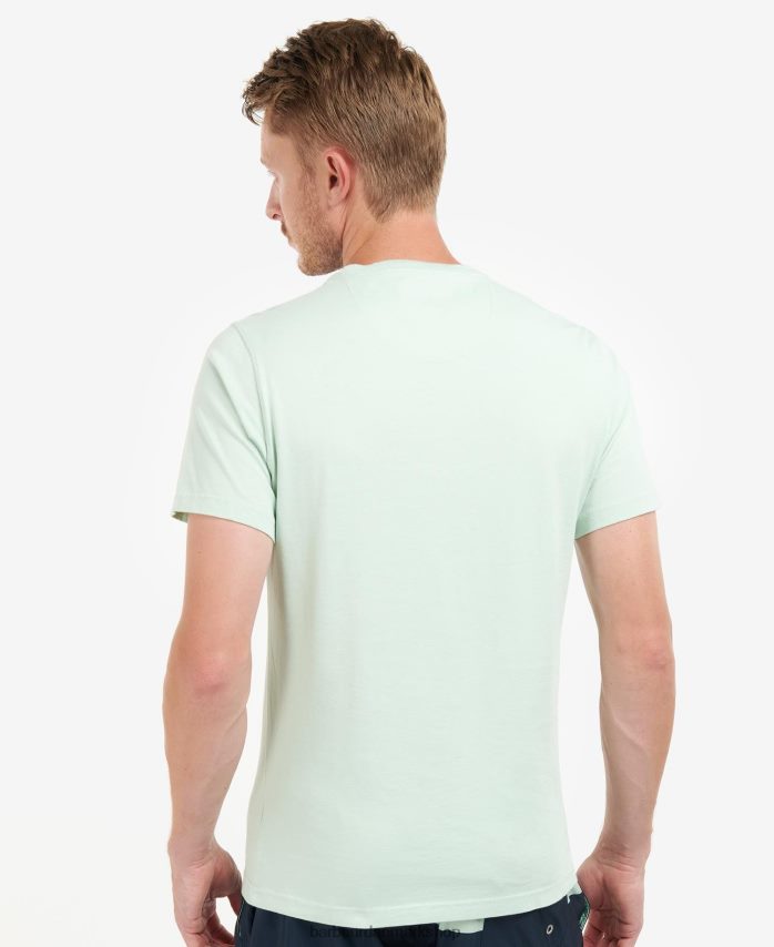 lyserødt salt logo t-shirt BR2BR2837 Mænd Barbour tøj