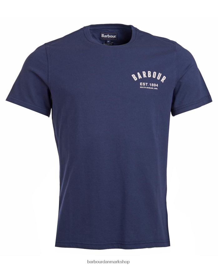 majs preppy t-shirt BR2BR2769 Mænd Barbour tøj