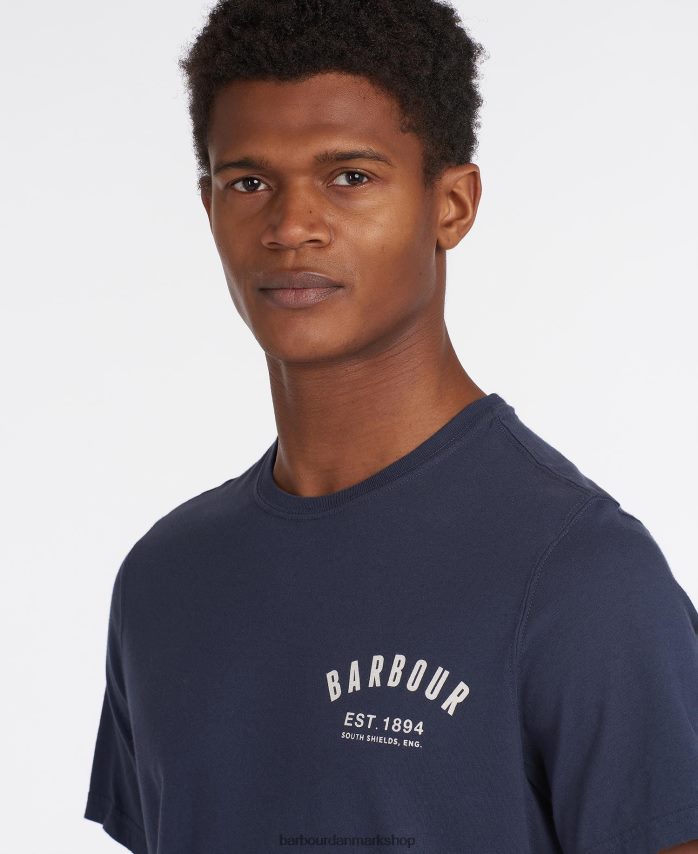 majs preppy t-shirt BR2BR2769 Mænd Barbour tøj