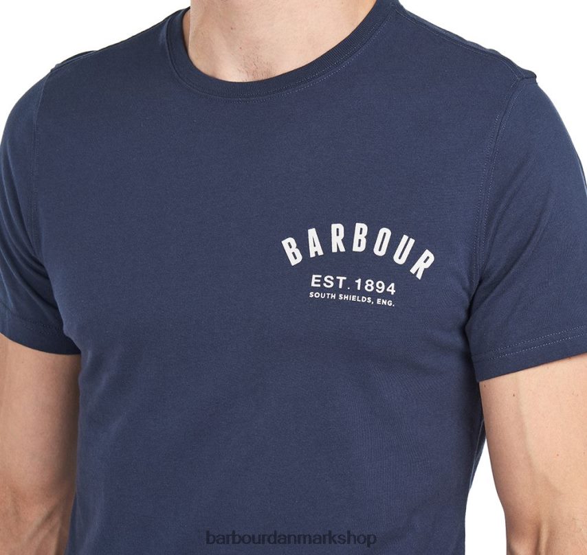 majs preppy t-shirt BR2BR2769 Mænd Barbour tøj