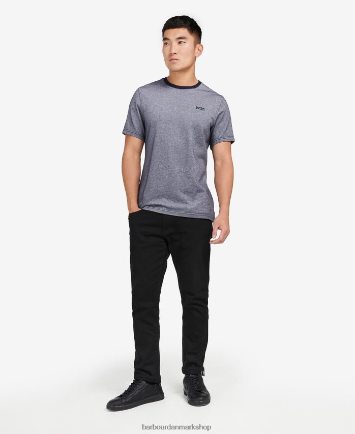 nattehimmel/hviskehvid morse t-shirt BR2BR2897 Mænd Barbour tøj
