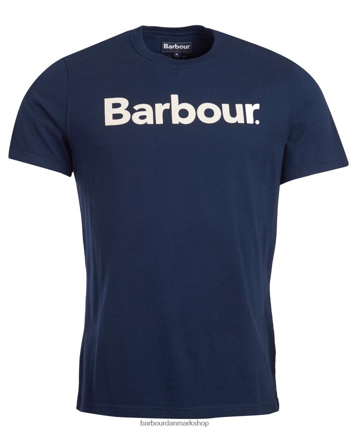 ny flåde logo t-shirt BR2BR2768 Mænd Barbour tøj