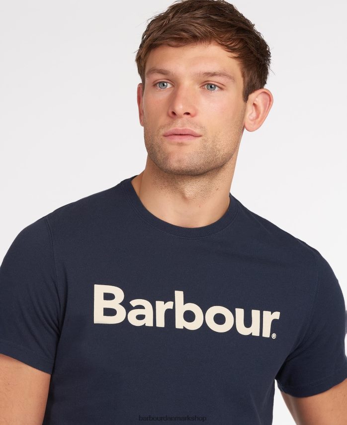 ny flåde logo t-shirt BR2BR2768 Mænd Barbour tøj