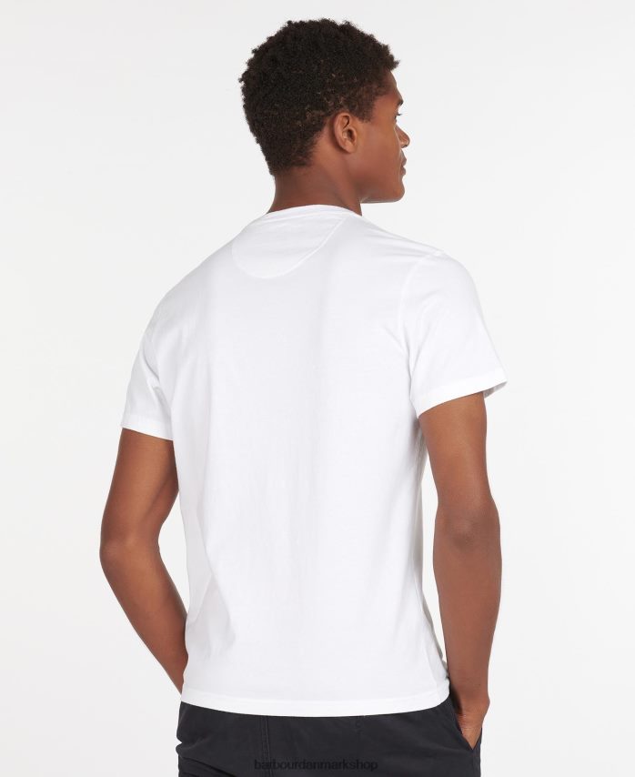 ny flåde logo t-shirt BR2BR2790 Mænd Barbour tøj