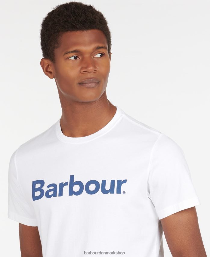 ny flåde logo t-shirt BR2BR2790 Mænd Barbour tøj