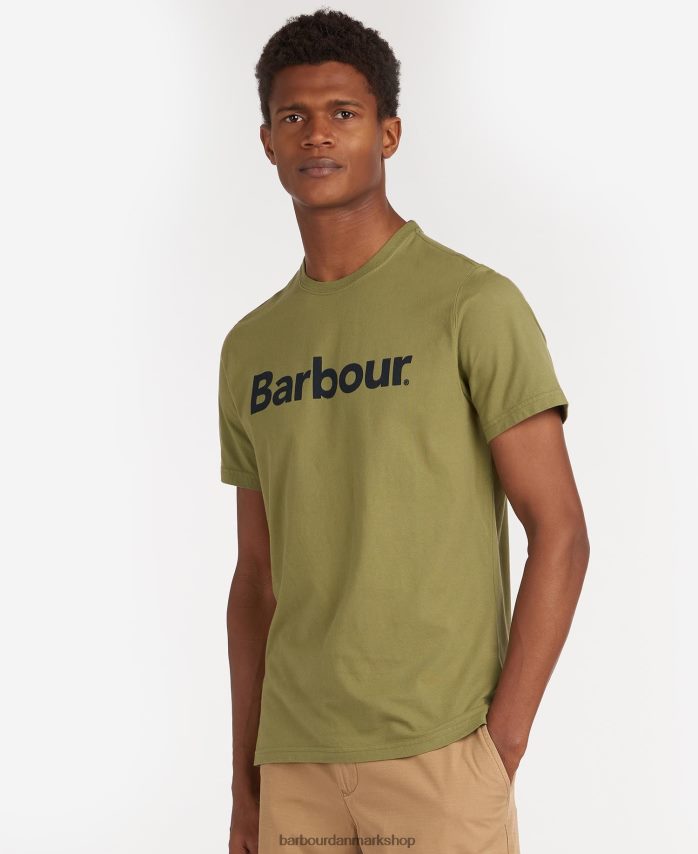 ny flåde logo t-shirt BR2BR2822 Mænd Barbour tøj