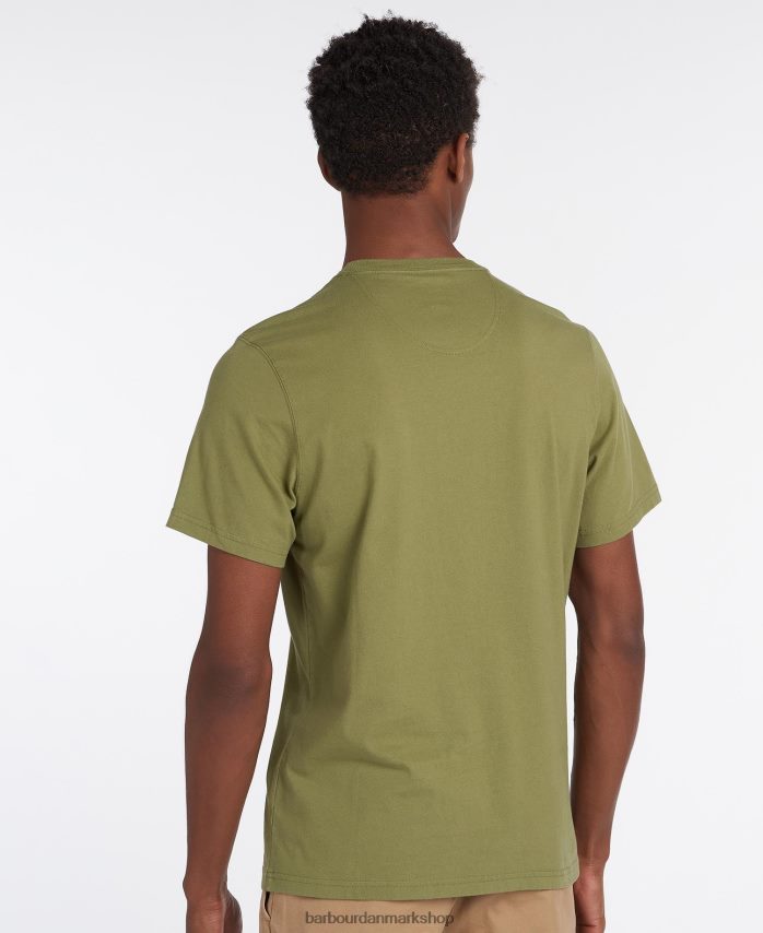 ny flåde logo t-shirt BR2BR2822 Mænd Barbour tøj