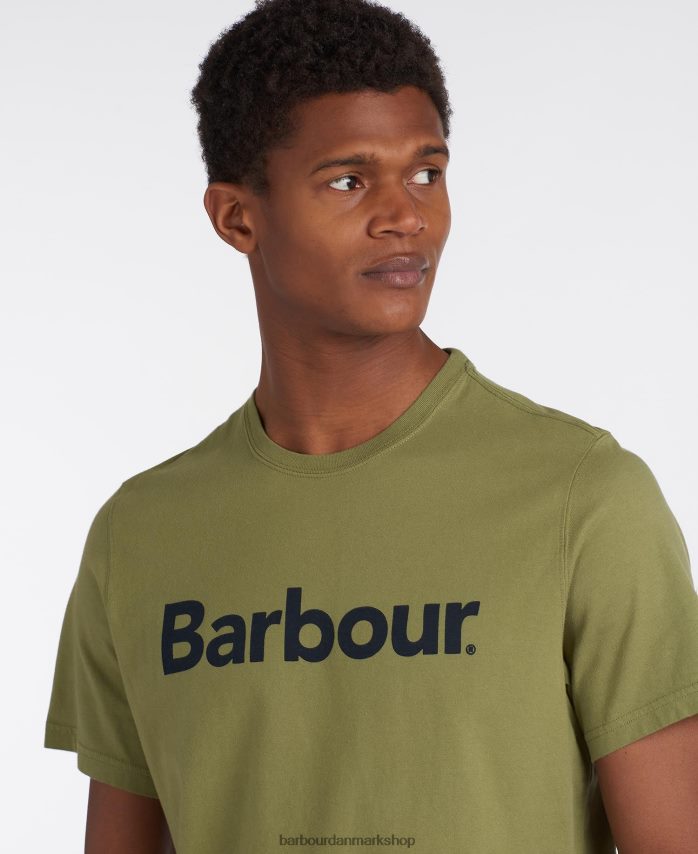 ny flåde logo t-shirt BR2BR2822 Mænd Barbour tøj