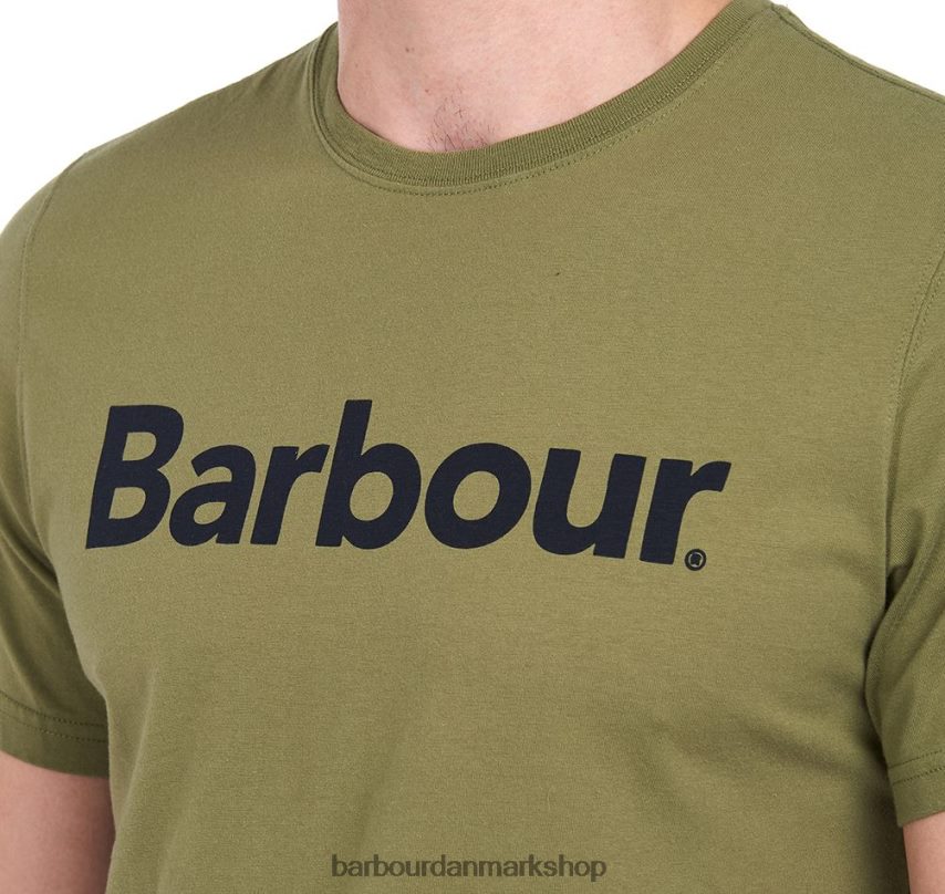 ny flåde logo t-shirt BR2BR2822 Mænd Barbour tøj