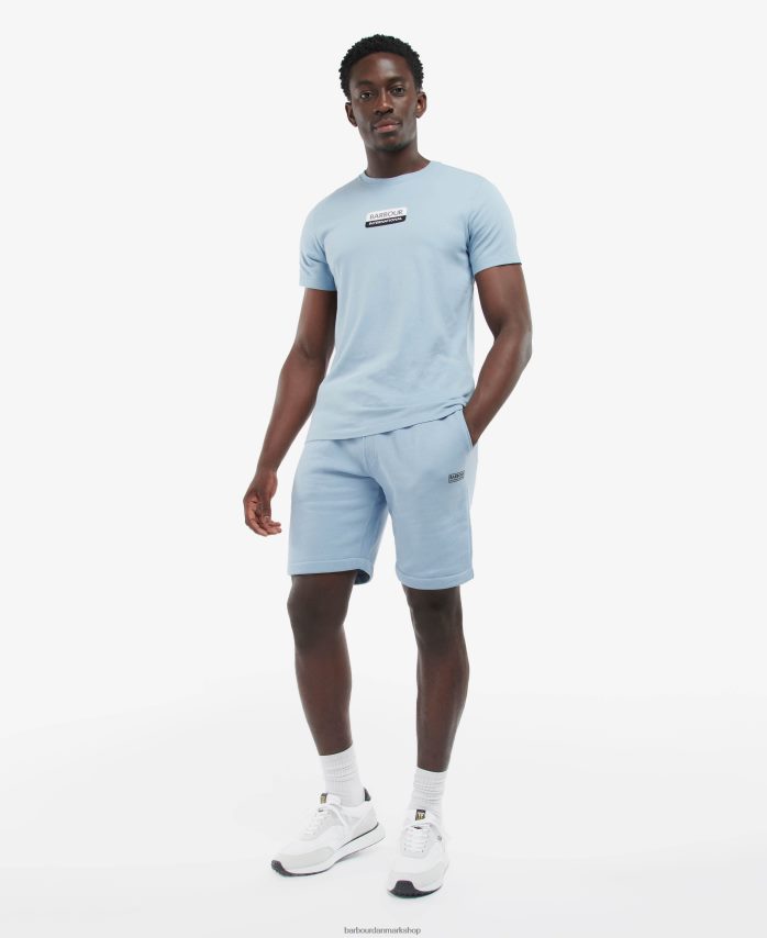 pudder blå bennet t-shirt BR2BR2907 Mænd Barbour tøj