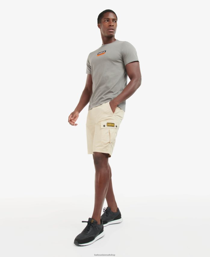 pudder blå bennet t-shirt BR2BR2924 Mænd Barbour tøj