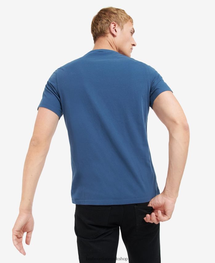 racergrøn vantage t-shirt med grafisk tryk BR2BR2929 Mænd Barbour tøj