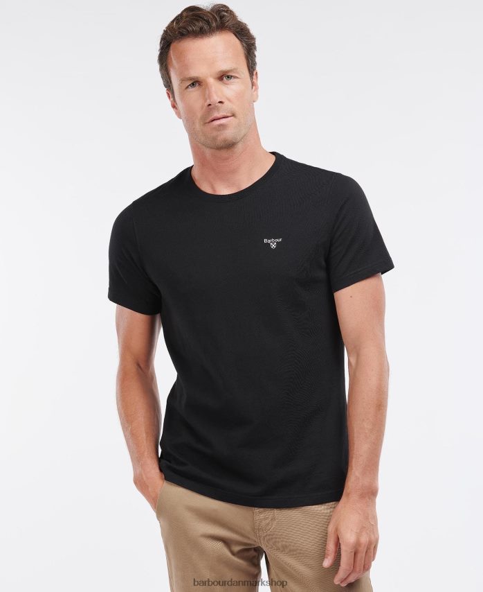 sø blå sports t-shirt BR2BR2744 Mænd Barbour tøj