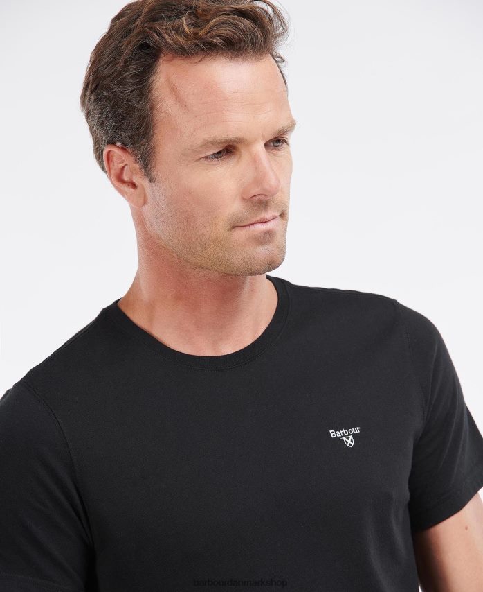 sø blå sports t-shirt BR2BR2744 Mænd Barbour tøj