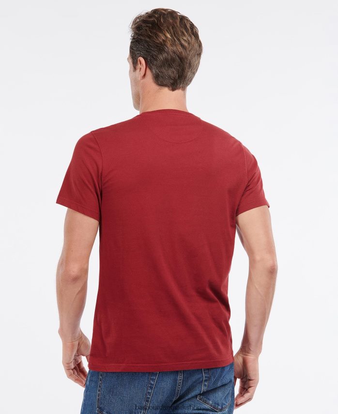 sø blå sports t-shirt BR2BR2971 Mænd Barbour tøj