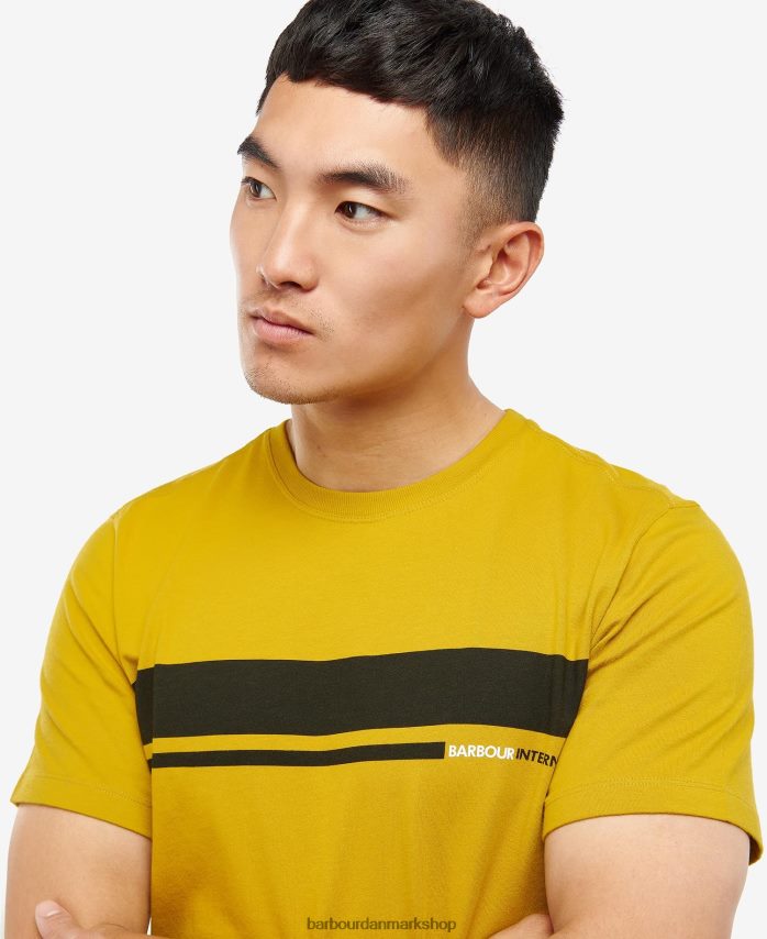 sennepsbark bennett t-shirt BR2BR2973 Mænd Barbour tøj