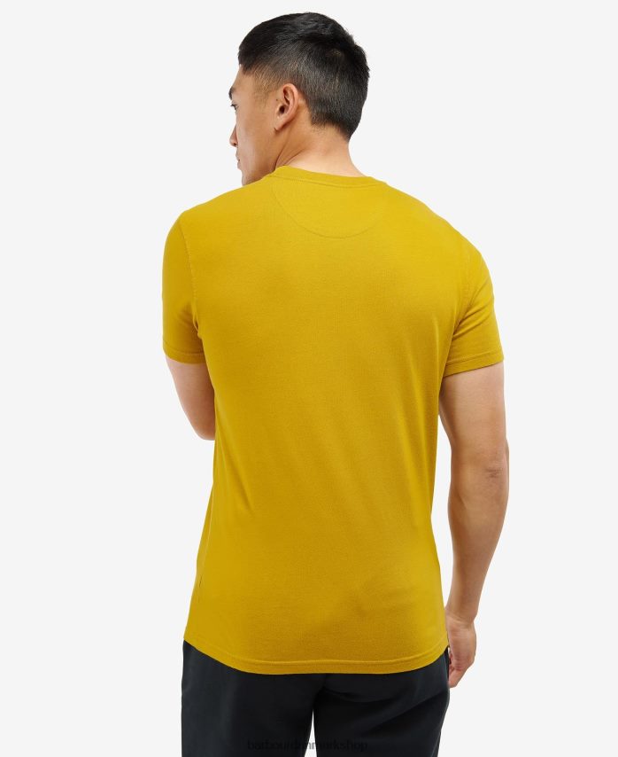 sennepsbark lille logo t-shirt BR2BR2974 Mænd Barbour tøj