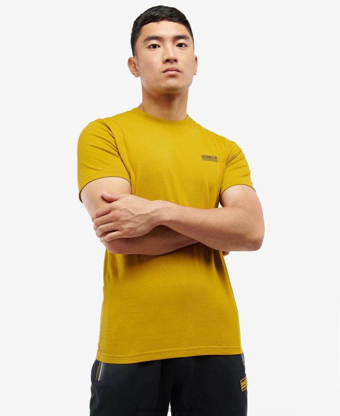 sennepsbark lille logo t-shirt BR2BR2974 Mænd Barbour tøj