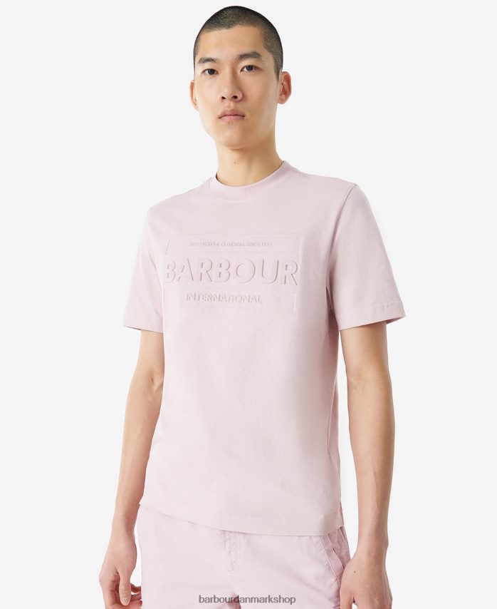 skumringslyserød vippe t-shirt BR2BR2825 Mænd Barbour tøj