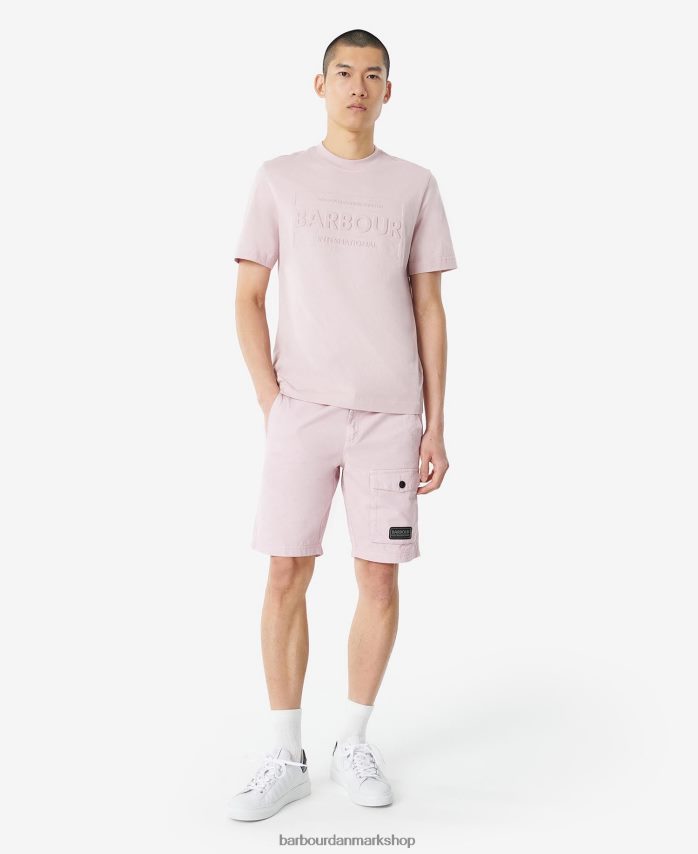 skumringslyserød vippe t-shirt BR2BR2825 Mænd Barbour tøj