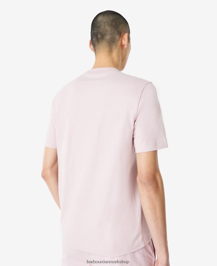 skumringslyserød vippe t-shirt BR2BR2825 Mænd Barbour tøj