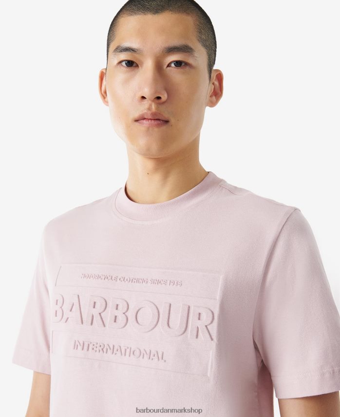skumringslyserød vippe t-shirt BR2BR2825 Mænd Barbour tøj
