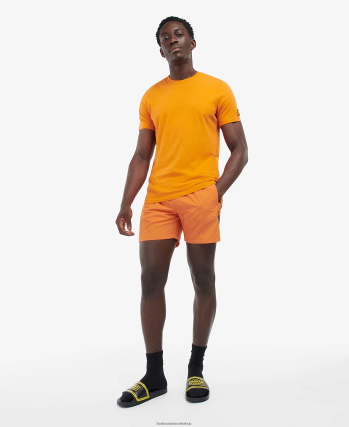 sort udtænke t-shirt BR2BR2880 Mænd Barbour tøj