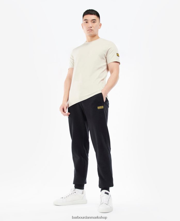 sort udtænke t-shirt BR2BR2965 Mænd Barbour tøj