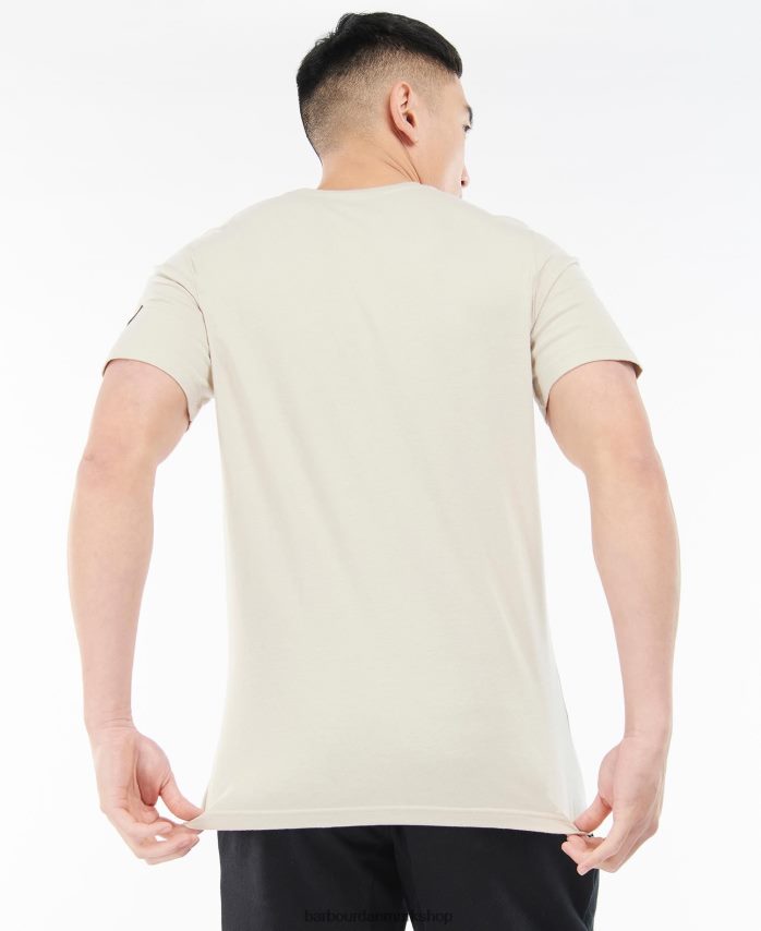 sort udtænke t-shirt BR2BR2965 Mænd Barbour tøj