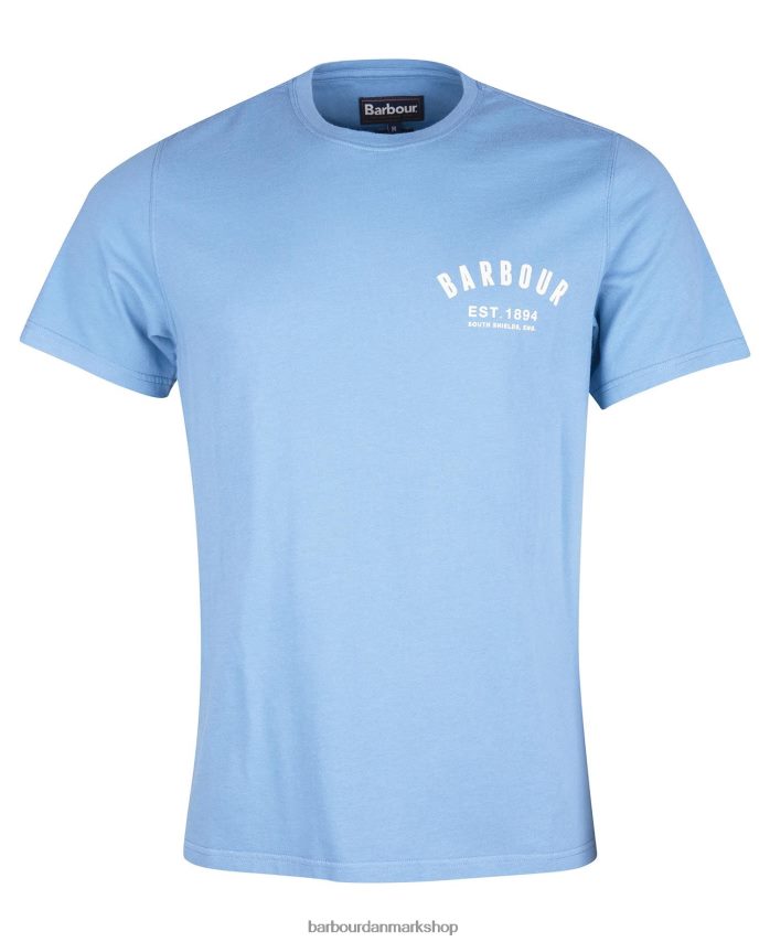 støvet mynte preppy t-shirt BR2BR2774 Mænd Barbour tøj