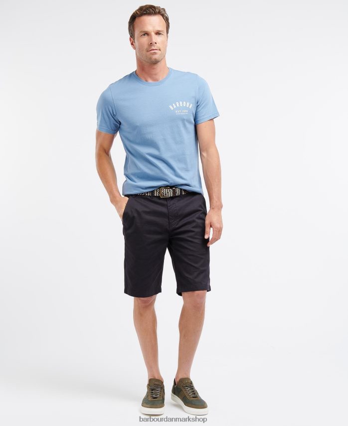 støvet mynte preppy t-shirt BR2BR2774 Mænd Barbour tøj