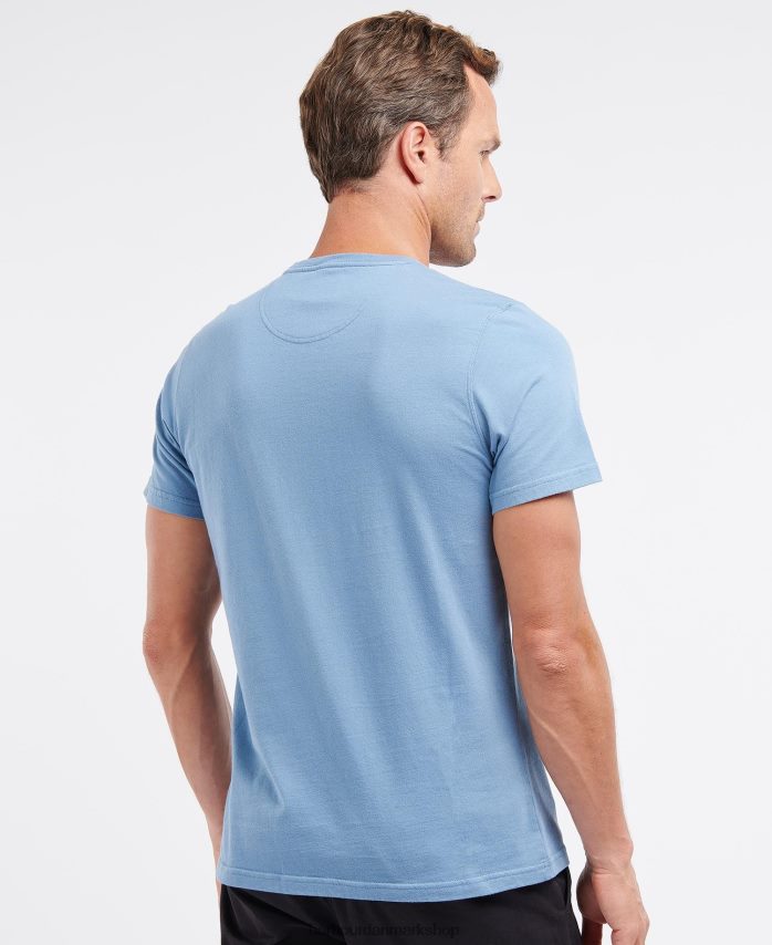 støvet mynte preppy t-shirt BR2BR2774 Mænd Barbour tøj