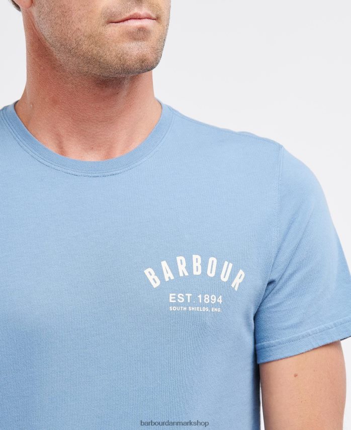 støvet mynte preppy t-shirt BR2BR2774 Mænd Barbour tøj