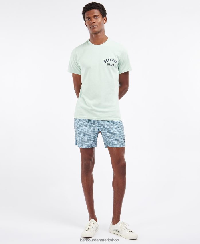 støvet mynte preppy t-shirt BR2BR2826 Mænd Barbour tøj